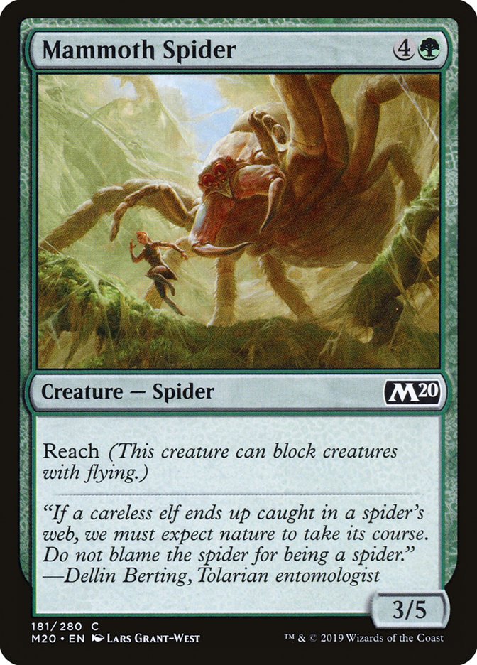 Mammoth Spider [Core Set 2020] | Tables and Towers