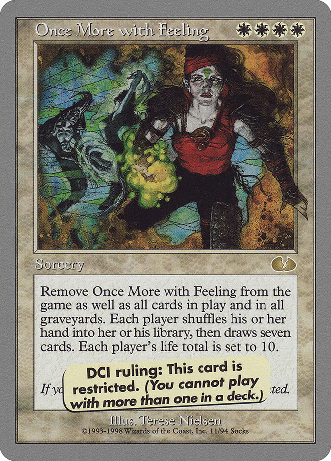 Once More with Feeling [Unglued] | Tables and Towers
