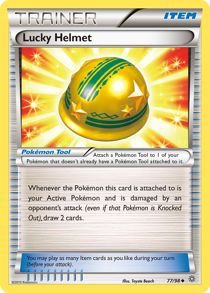 Lucky Helmet (77/98) [XY: Ancient Origins] | Tables and Towers