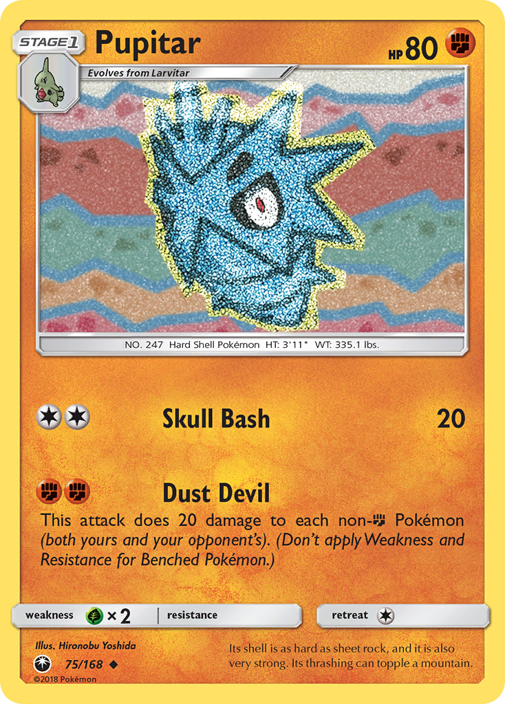 Pupitar (75/168) [Sun & Moon: Celestial Storm] | Tables and Towers