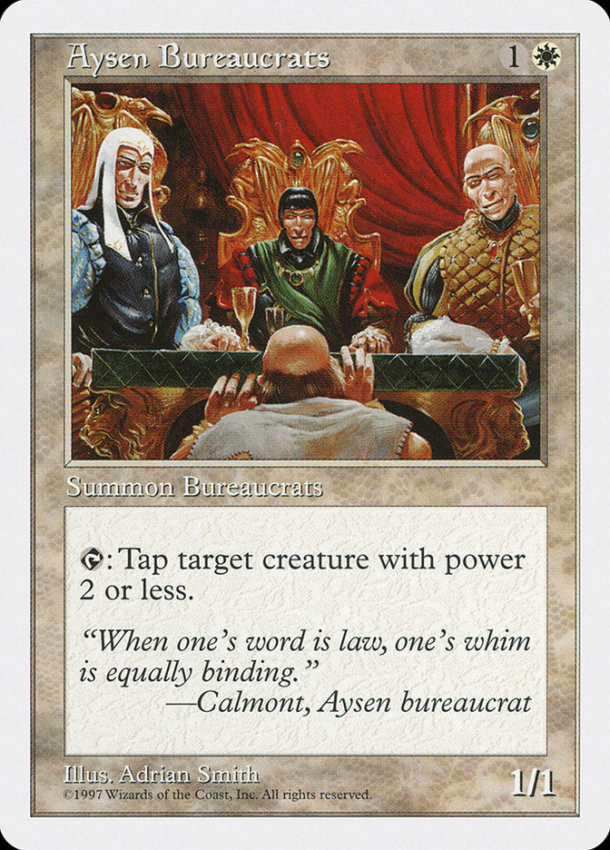 Aysen Bureaucrats [Fifth Edition] | Tables and Towers