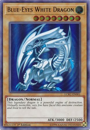 Blue-Eyes White Dragon (Version 2) [LCKC-EN001] Ultra Rare | Tables and Towers