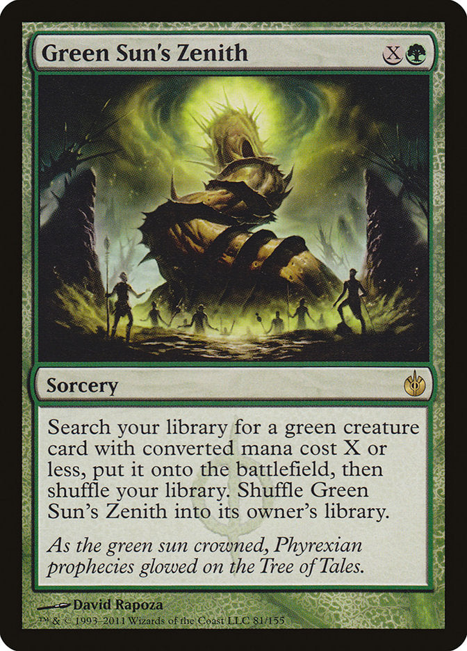 Green Sun's Zenith [Mirrodin Besieged] | Tables and Towers