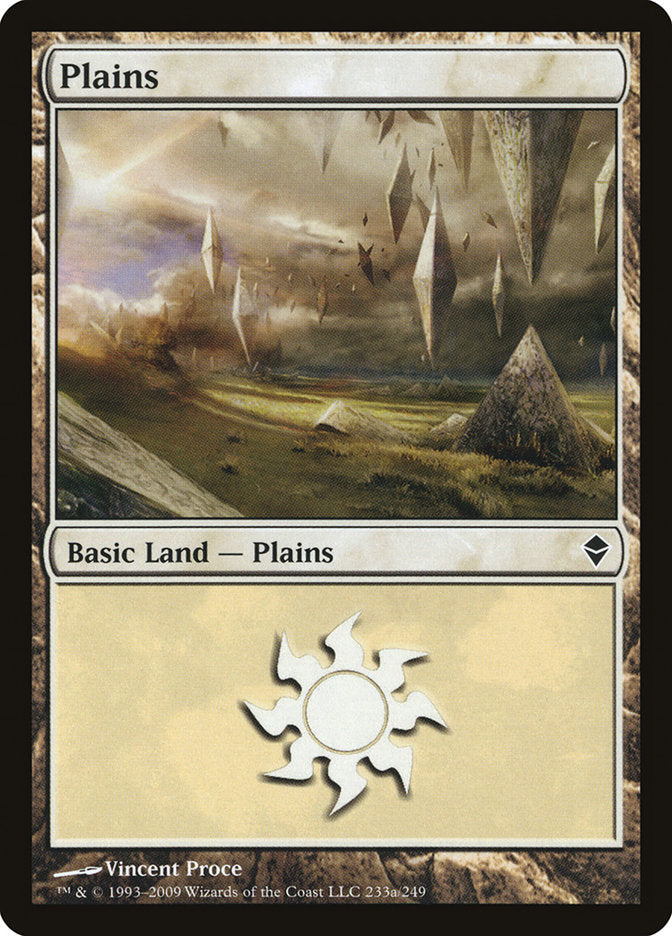 Plains (233a) [Zendikar] | Tables and Towers