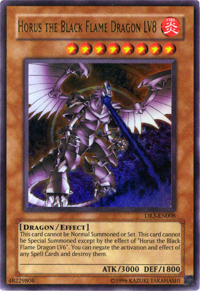 Horus the Black Flame Dragon LV8 [DR3-EN008] Ultra Rare | Tables and Towers