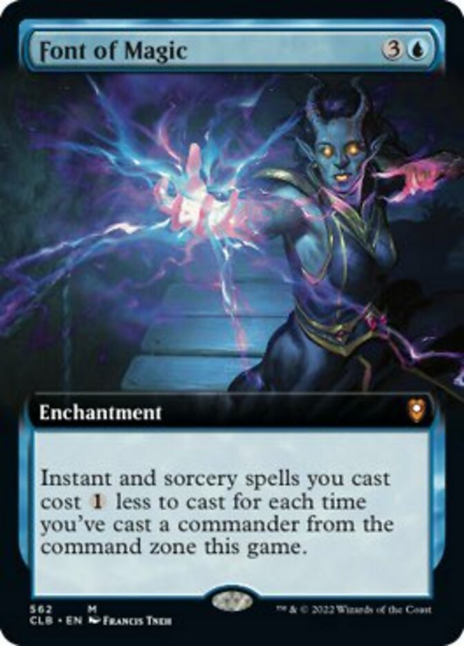 Font of Magic (Extended Art) [Commander Legends: Battle for Baldur's Gate] | Tables and Towers