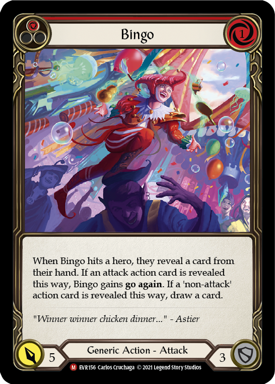 Bingo [EVR156] (Everfest)  1st Edition Rainbow Foil | Tables and Towers