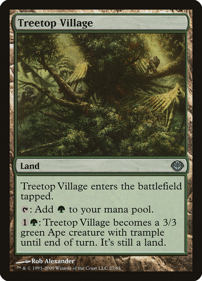 Treetop Village [Duel Decks: Garruk vs. Liliana] | Tables and Towers