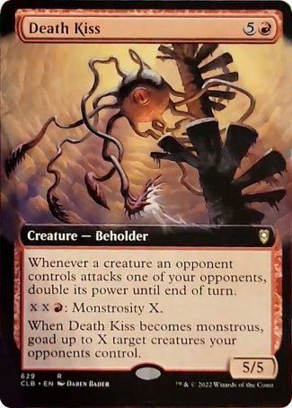 Death Kiss (Extended Art) [Commander Legends: Battle for Baldur's Gate] | Tables and Towers