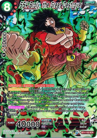 SS4 Broly, the Great Destroyer (BT11-152) [Vermilion Bloodline 2nd Edition] | Tables and Towers