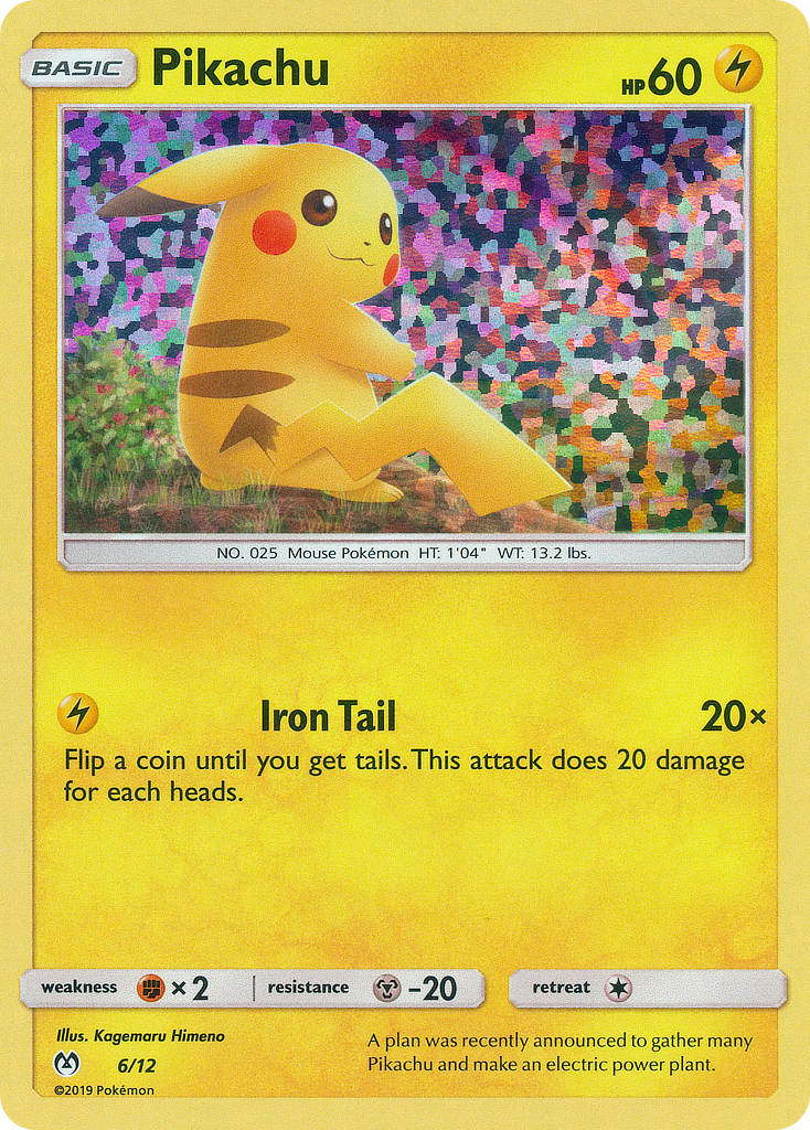 Pikachu (6/12) [McDonald's Promos: 2019 Collection] | Tables and Towers