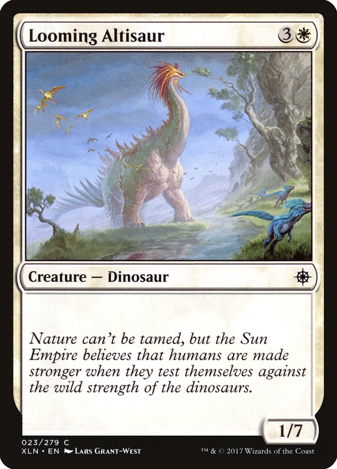 Looming Altisaur [Ixalan] | Tables and Towers