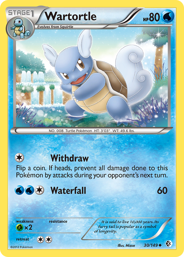 Wartortle (30/149) [Black & White: Boundaries Crossed] | Tables and Towers