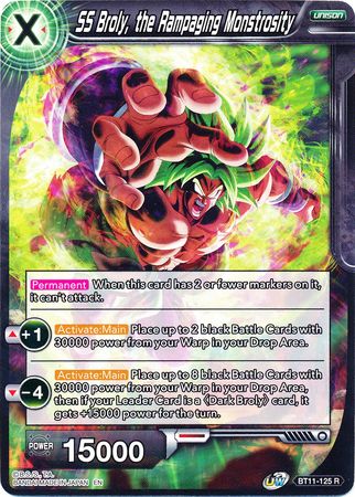 SS Broly, the Rampaging Monstrosity (BT11-125) [Vermilion Bloodline] | Tables and Towers