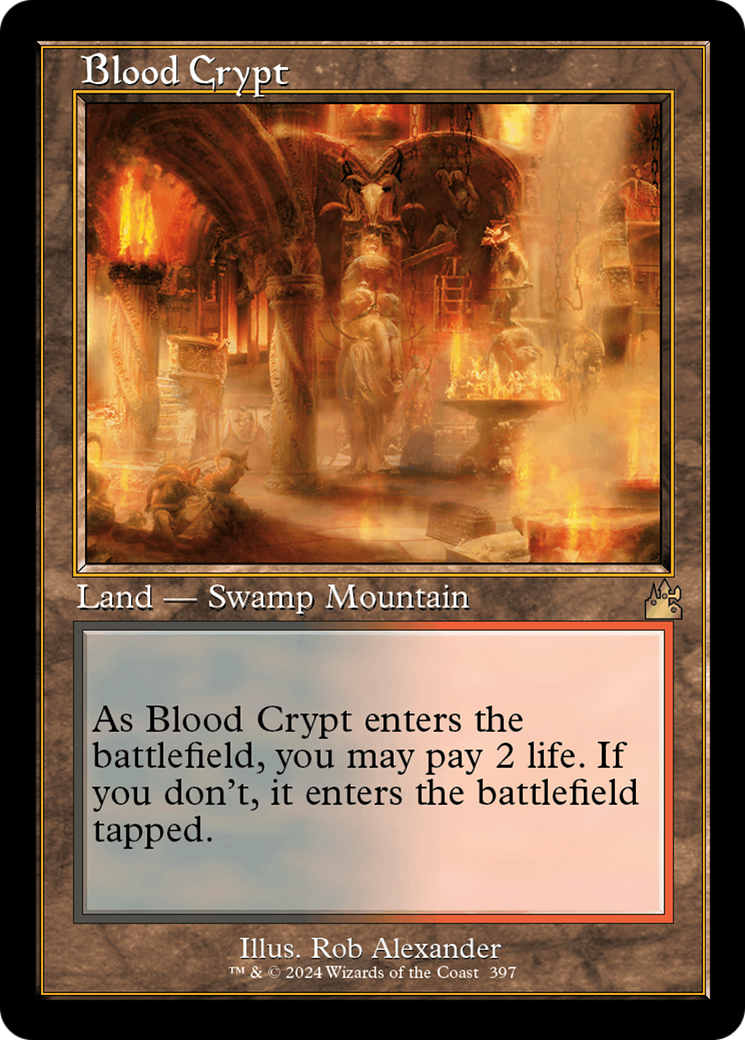 Blood Crypt (Retro) [Ravnica Remastered] | Tables and Towers