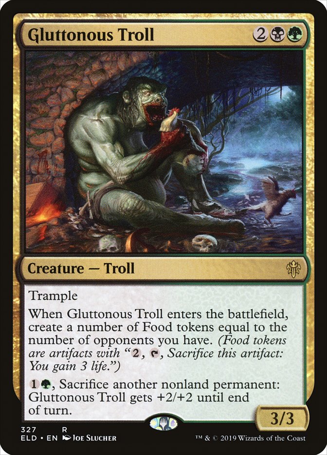 Gluttonous Troll [Throne of Eldraine] | Tables and Towers