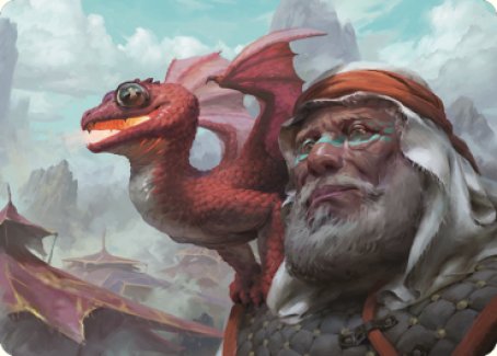 Dragon Whelp Art Card [Dominaria United Art Series] | Tables and Towers