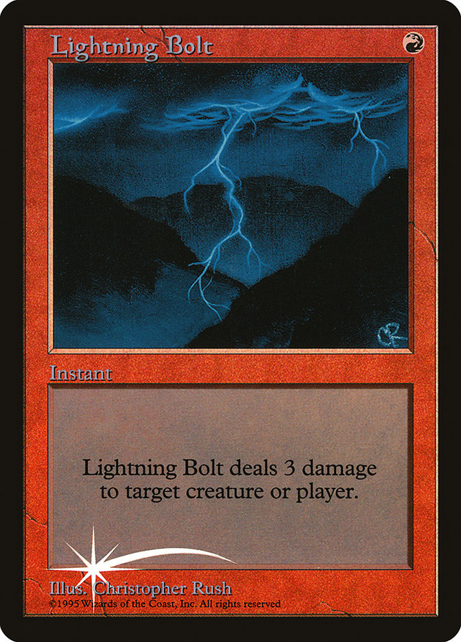 Lightning Bolt [Judge Gift Cards 1998] | Tables and Towers