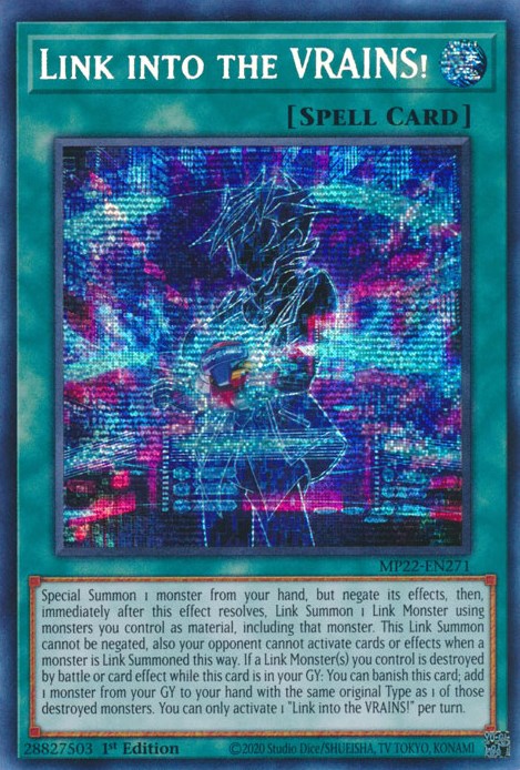 Link into the VRAINS! [MP22-EN271] Prismatic Secret Rare | Tables and Towers