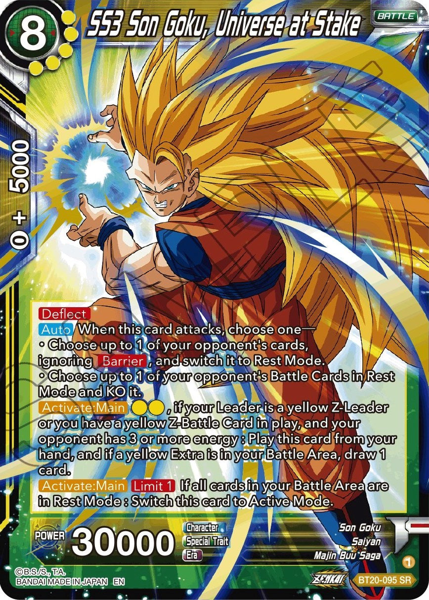 SS3 Son Goku, Universe at Stake (BT20-095) [Power Absorbed] | Tables and Towers