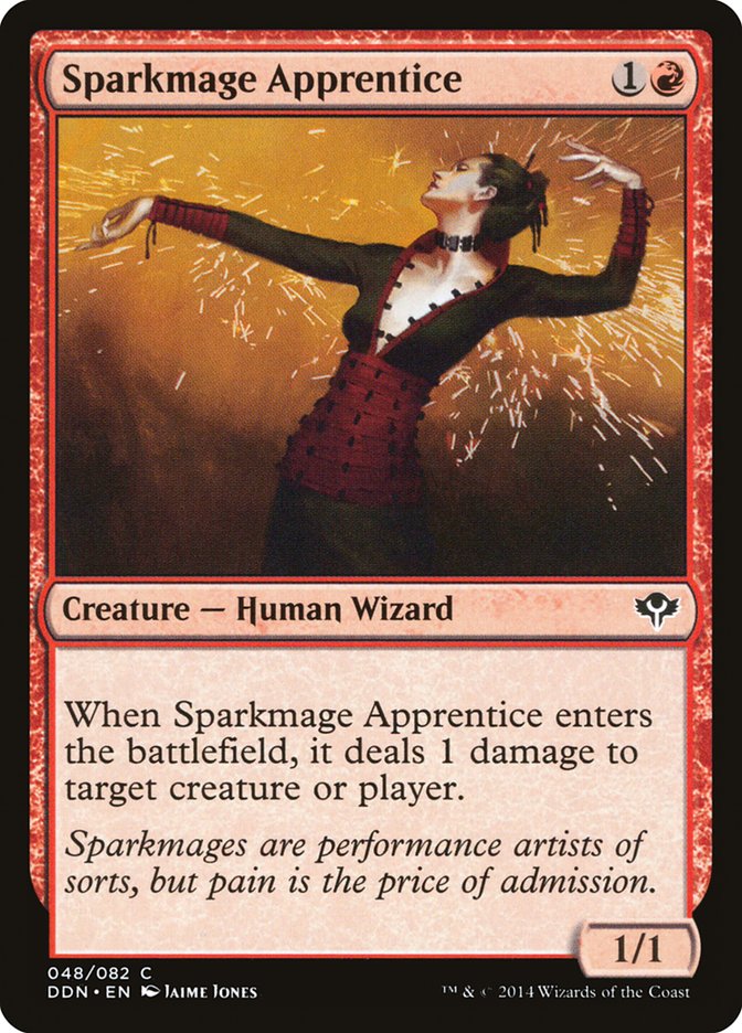 Sparkmage Apprentice [Duel Decks: Speed vs. Cunning] | Tables and Towers