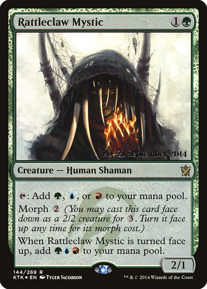 Rattleclaw Mystic [Khans of Tarkir Prerelease Promos] | Tables and Towers