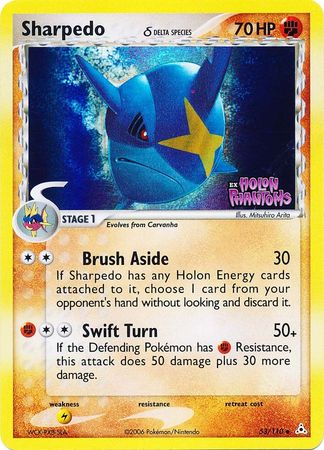 Sharpedo (53/110) (Delta Species) (Stamped) [EX: Holon Phantoms] | Tables and Towers