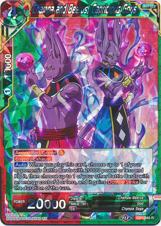 Champa and Beerus, Capricious Gods (DB1-088) [Dragon Brawl] | Tables and Towers