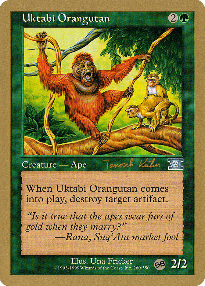 Uktabi Orangutan (Janosch Kuhn) (SB) [World Championship Decks 2000] | Tables and Towers