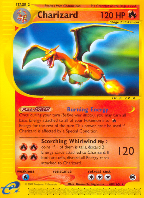 Charizard (40/165) [Expedition: Base Set] | Tables and Towers