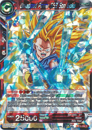 Untapped Power SS3 Son Goku (Shatterfoil) (BT4-004) [Dragon Brawl] | Tables and Towers