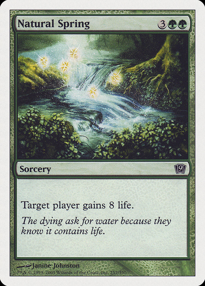 Natural Spring [Ninth Edition] | Tables and Towers