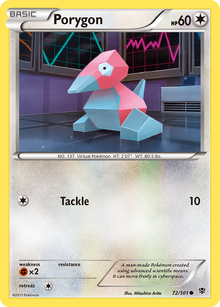 Porygon (72/101) [Black & White: Plasma Blast] | Tables and Towers