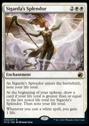 Sigarda's Splendor (Promo Pack) [Innistrad: Midnight Hunt Promos] | Tables and Towers