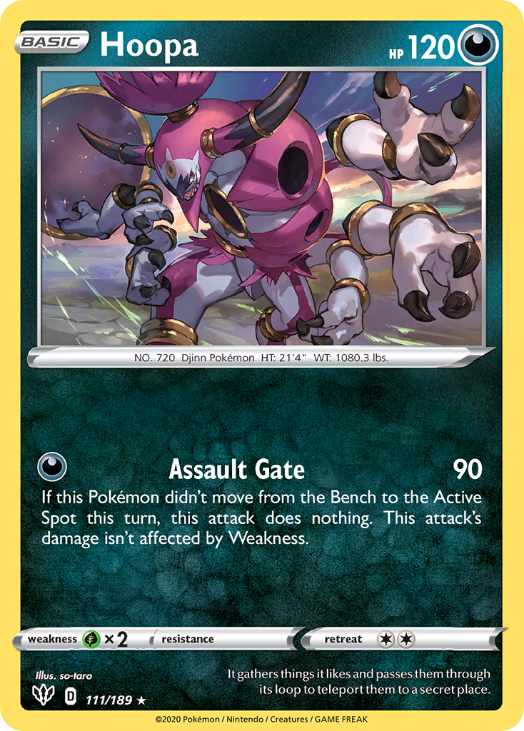 Hoopa (111/189) [Sword & Shield: Darkness Ablaze] | Tables and Towers