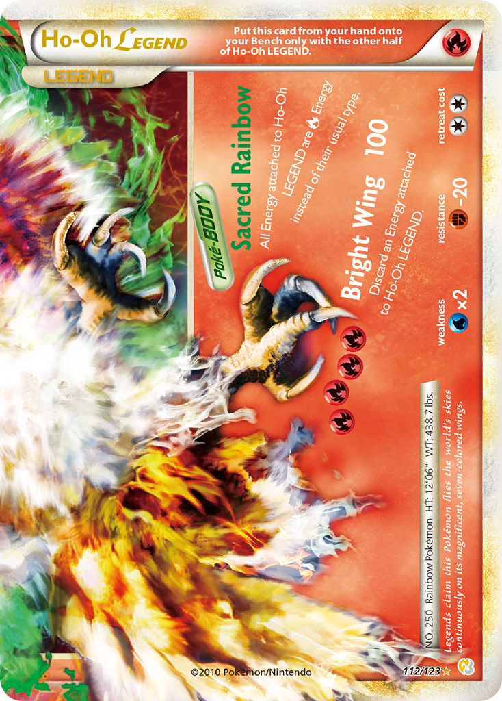 Ho-Oh LEGEND (112/123) [HeartGold & SoulSilver: Base Set] | Tables and Towers