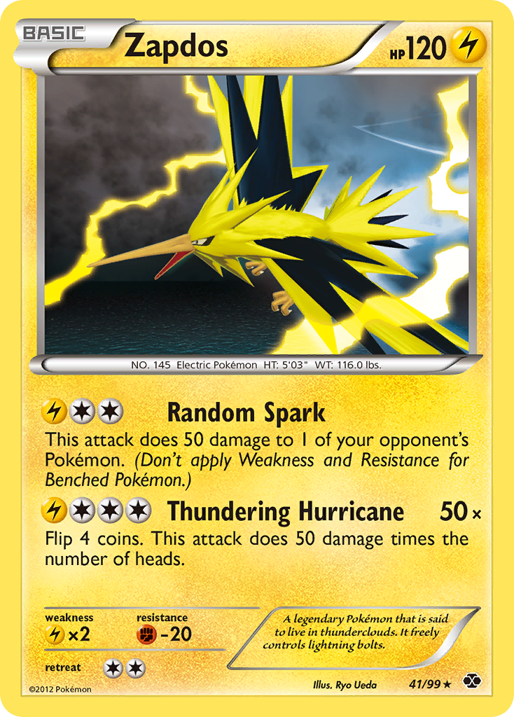 Zapdos (41/99) [Black & White: Next Destinies] | Tables and Towers