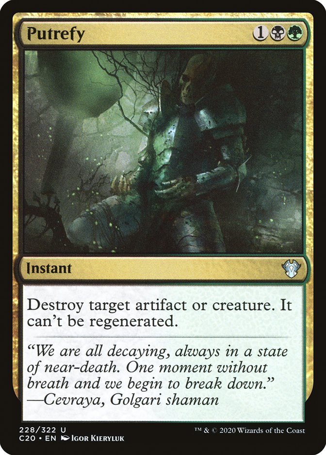 Putrefy [Commander 2020] | Tables and Towers