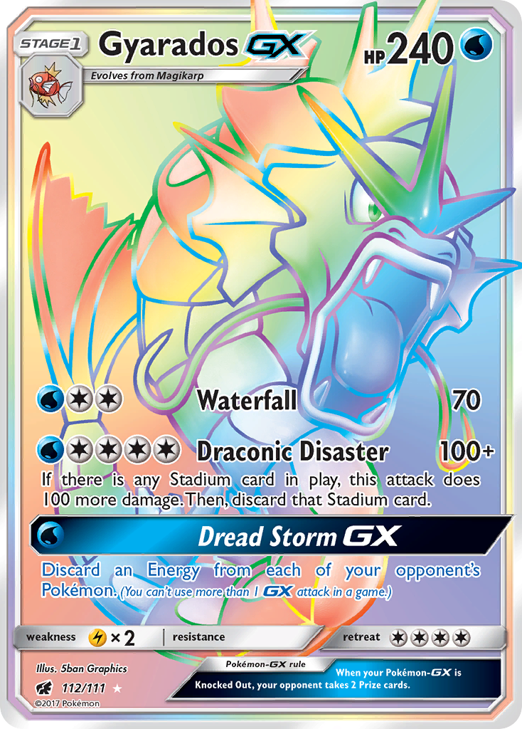 Gyarados GX (112/111) [Sun & Moon: Crimson Invasion] | Tables and Towers