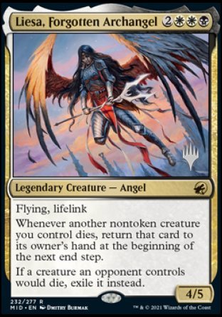 Liesa, Forgotten Archangel (Promo Pack) [Innistrad: Midnight Hunt Promos] | Tables and Towers