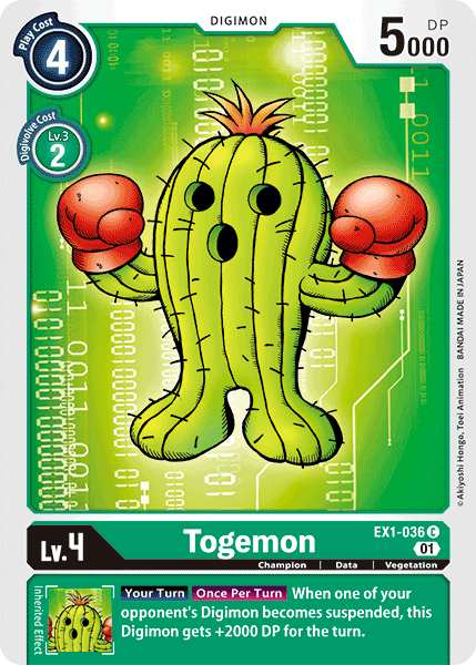 Togemon [EX1-036] [Classic Collection] | Tables and Towers