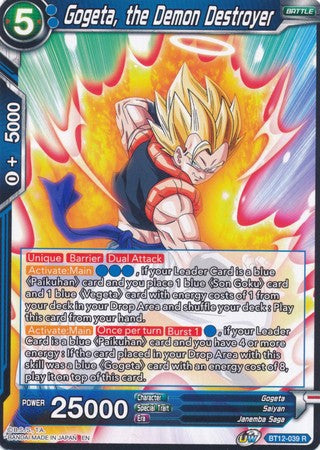 Gogeta, the Demon Destroyer (BT12-039) [Vicious Rejuvenation] | Tables and Towers