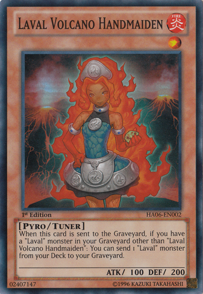 Laval Volcano Handmaiden [HA06-EN002] Super Rare | Tables and Towers