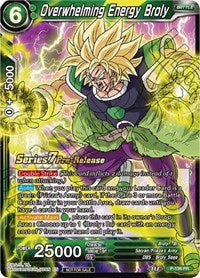 Overwhelming Energy Broly (Alt Art) (P-136) [Assault of the Saiyans Prerelease Promos] | Tables and Towers