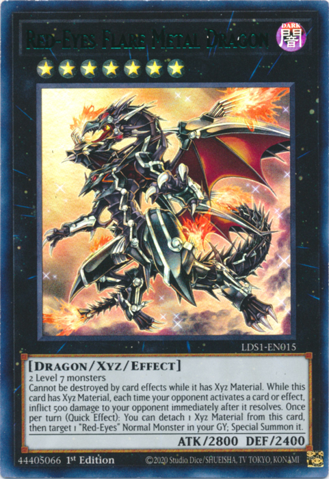 Red-Eyes Flare Metal Dragon (Green) [LDS1-EN015] Ultra Rare | Tables and Towers