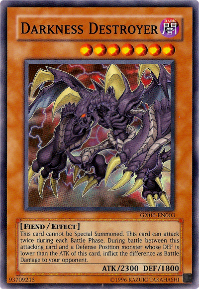 Darkness Destroyer [GX06-EN003] Super Rare | Tables and Towers