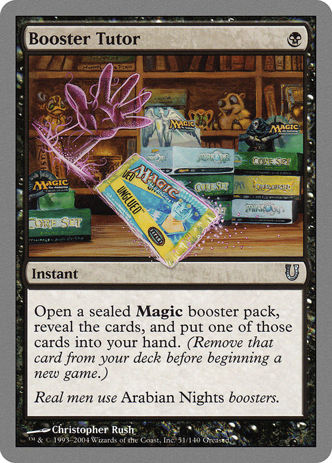 Booster Tutor [Unhinged] | Tables and Towers