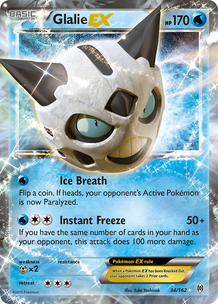 Glalie EX (34/162) [XY: BREAKthrough] | Tables and Towers