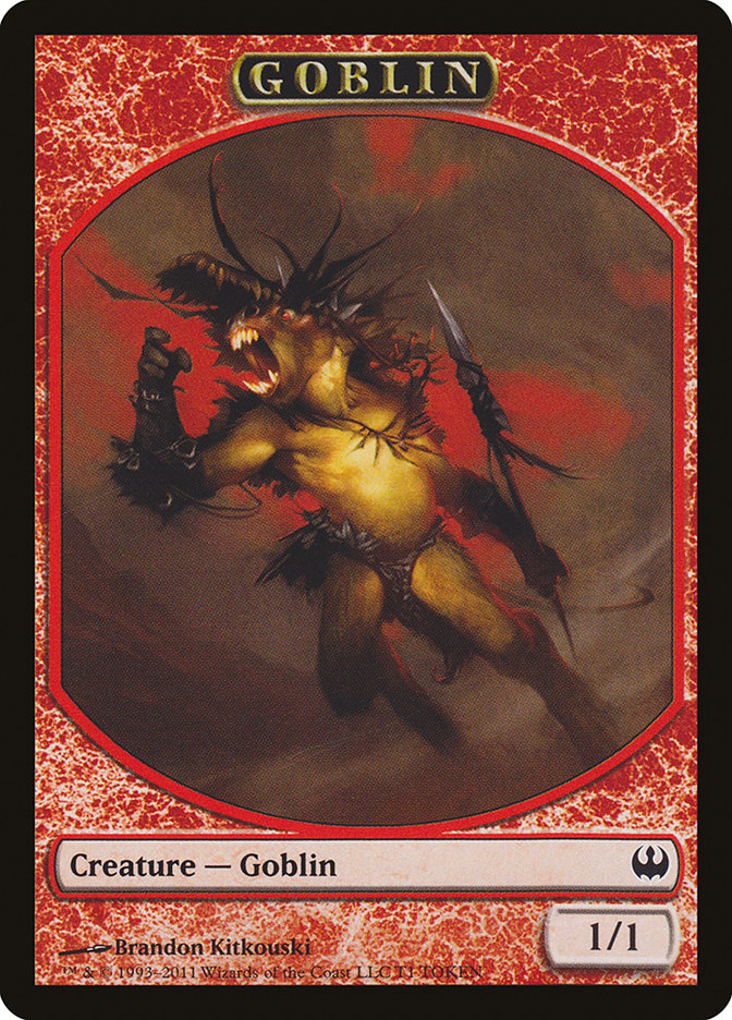 Goblin Token [Duel Decks: Knights vs. Dragons Tokens] | Tables and Towers