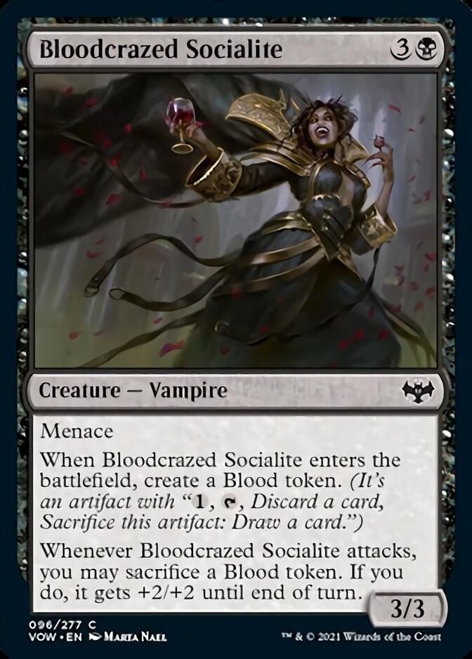 Bloodcrazed Socialite [Innistrad: Crimson Vow] | Tables and Towers